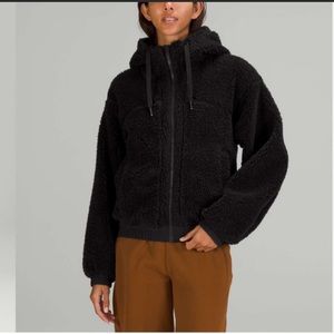 Lululemon Black Reversible Fleece Jacket size 4